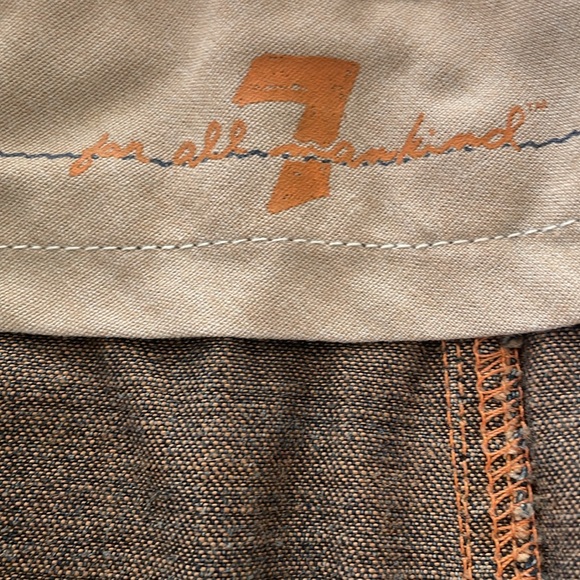 “7” DENIM MINISKIRT - Picture 5 of 9